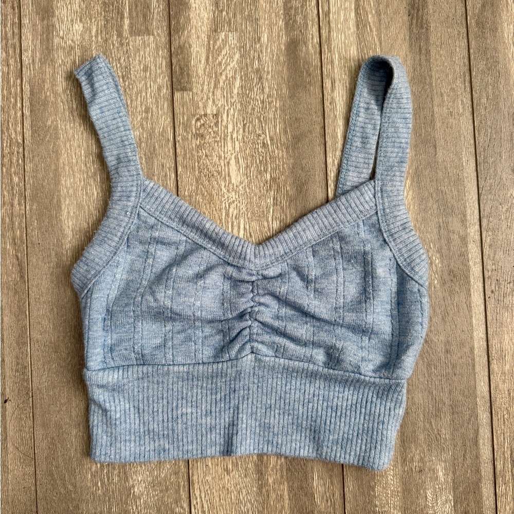 Cotton On Blue Ribbed Tank Top